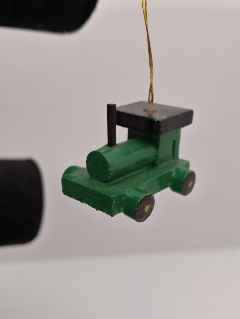 Vintage Mini Locomotive Xmas Ornament